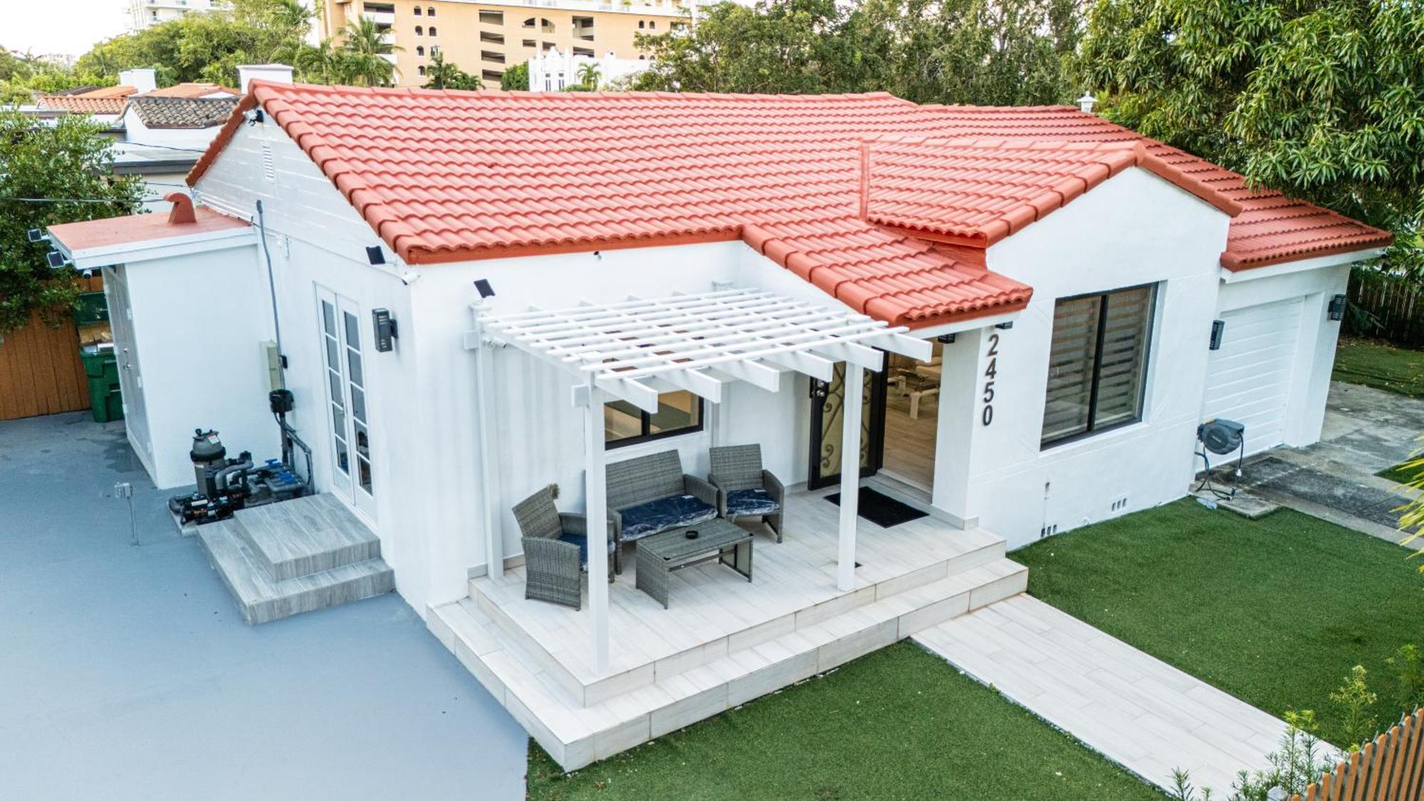 Luxury Retreat 3B ,2Ba Pool , Coral Gables Center Villa Miami Luaran gambar